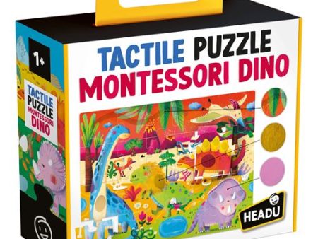 Montessori - Puzzle Tátil  Dinossauros - Headu For Cheap