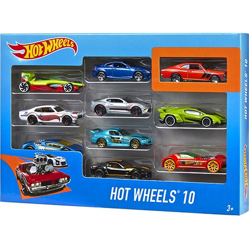 Pack Hot Wheels 10 Veículos - Mattel - Envio Aleatório Hot on Sale