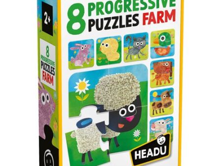 Puzzle Progressivo: Farm - 8 Puzzles - Headu | Sig Toys For Sale