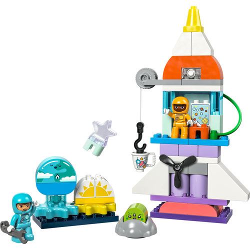 LEGO DUPLO Town 10422 - Aventura no Vaivém Espacial 3 em1 on Sale