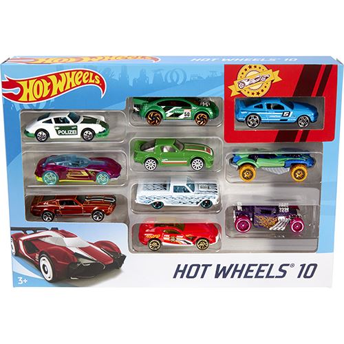 Pack Hot Wheels 10 Veículos - Mattel - Envio Aleatório Hot on Sale