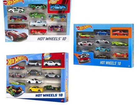 Pack Hot Wheels 10 Veículos - Mattel - Envio Aleatório Hot on Sale