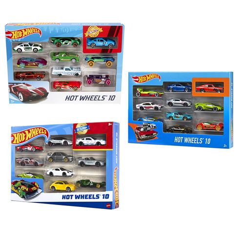 Pack Hot Wheels 10 Veículos - Mattel - Envio Aleatório Hot on Sale