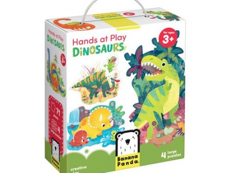 Puzzle Evolutivos Hands at Play: Dinossauros - Banana Panda Supply