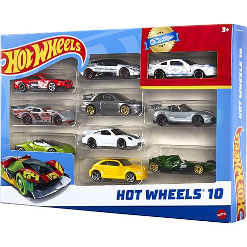 Pack Hot Wheels 10 Veículos - Mattel - Envio Aleatório Hot on Sale