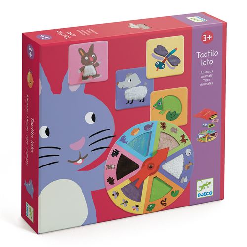 Jogo de Loto Táctil - Animais e Texturas - Djeco Toys For Discount