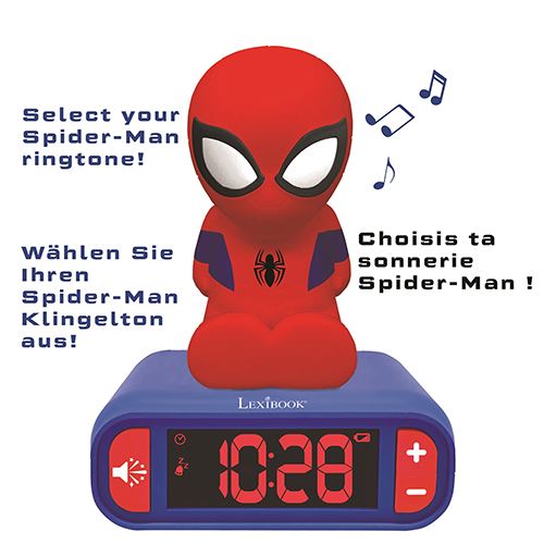 Despertador Digital Spider-Man - Lexibook For Sale