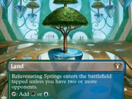 Rejuvenating Springs (Borderless Alternate Art) [Commander Masters] For Sale