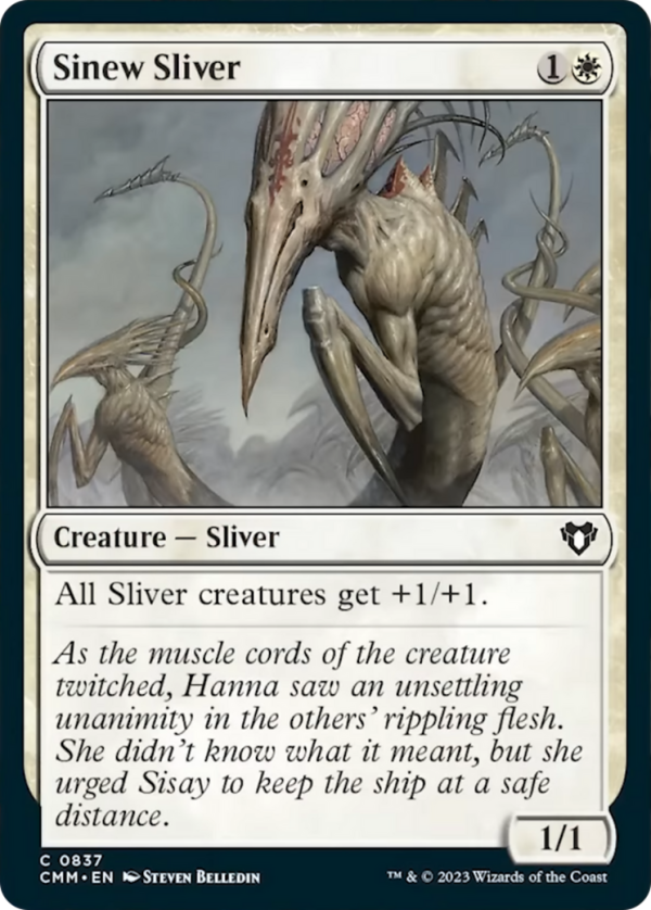 Sinew Sliver [Commander Masters] Cheap