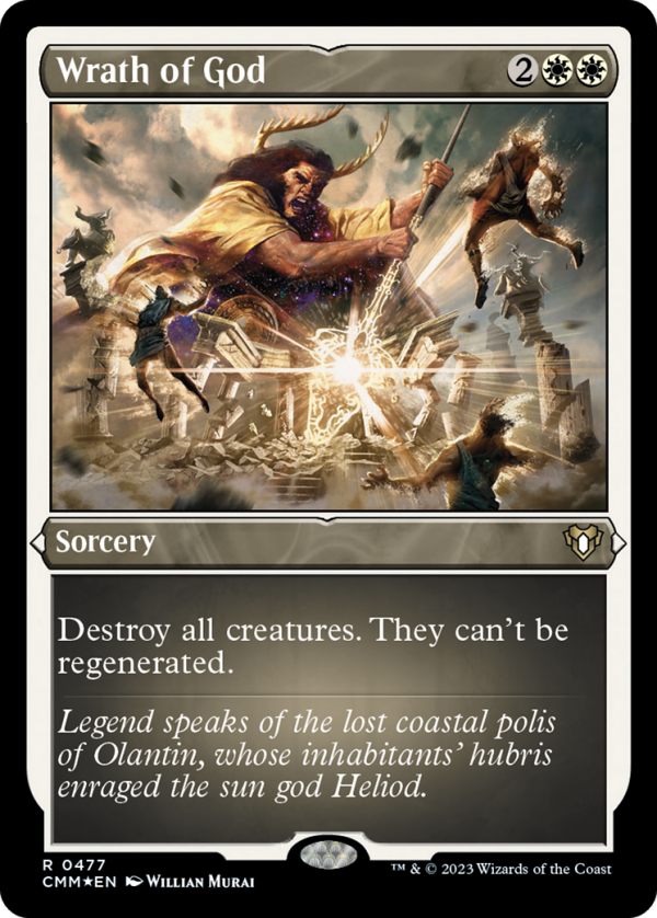 Wrath of God (Foil Etched) [Commander Masters] Cheap