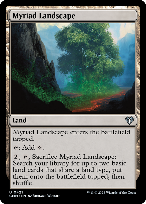 Myriad Landscape [Commander Masters] Online