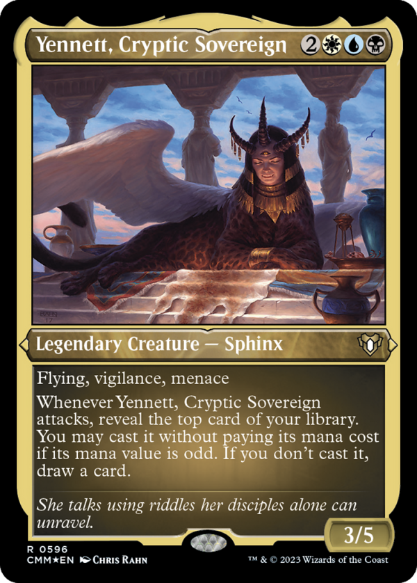 Yennett, Cryptic Sovereign (Foil Etched) [Commander Masters] on Sale