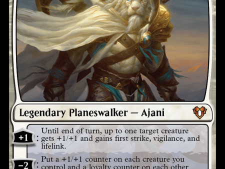 Ajani Steadfast [Commander Masters] Online