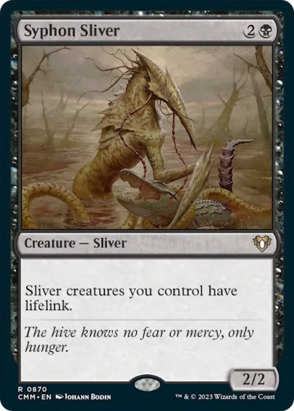 Syphon Sliver [Commander Masters] Hot on Sale