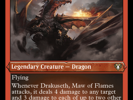 Drakuseth, Maw of Flames (Foil Etched) [Commander Masters] on Sale