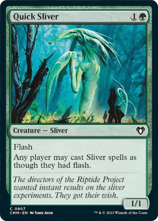 Quick Sliver [Commander Masters] Hot on Sale