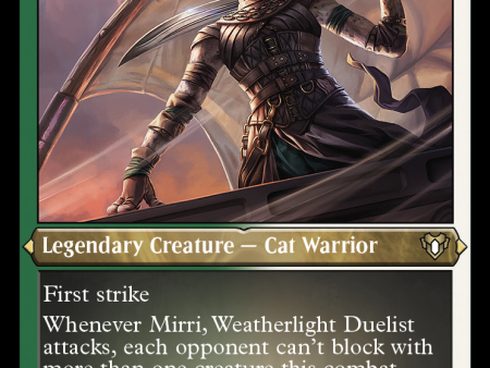 Mirri, Weatherlight Duelist (Foil Etched) [Commander Masters] Supply