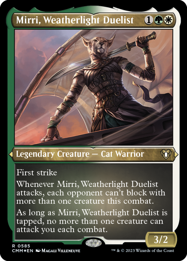 Mirri, Weatherlight Duelist (Foil Etched) [Commander Masters] Supply