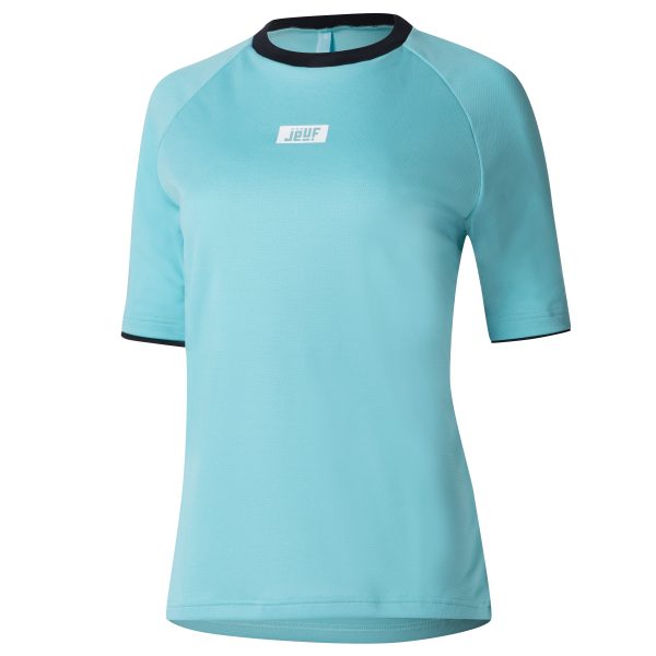 Maglia Jëuf Essential MTB Solid donna manica corta - Acqua on Sale